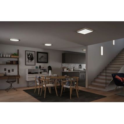 Paulmann 71009 - LED/22W Aptumšojams panelis ATRIA 230V 4000K 42x42 cm matēts hroms