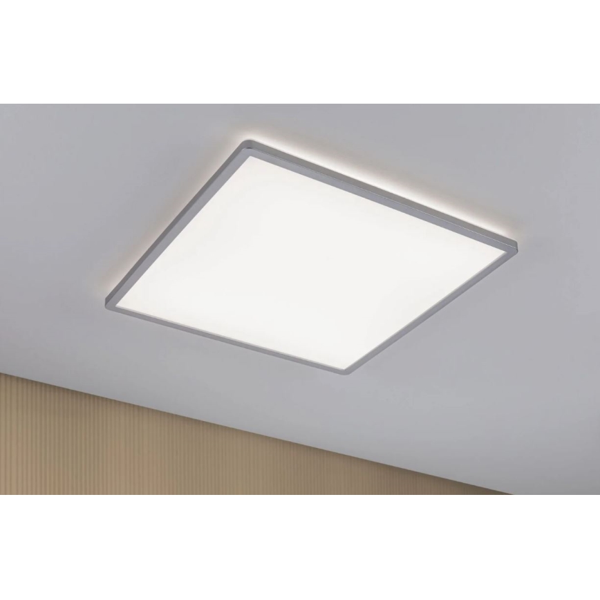 Paulmann 71009 - LED/22W Aptumšojams panelis ATRIA 230V 4000K 42x42 cm matēts hroms