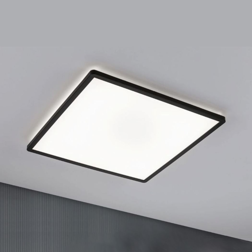 Paulmann 71016 - LED/22W Aptumšojams panelis ATRIA 230V 4000K 42x42 cm melna