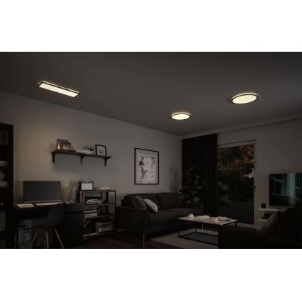 Paulmann 71016 - LED/22W Aptumšojams panelis ATRIA 230V 4000K 42x42 cm melna