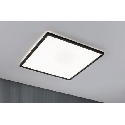 Paulmann 71016 - LED/22W Aptumšojams panelis ATRIA 230V 4000K 42x42 cm melna