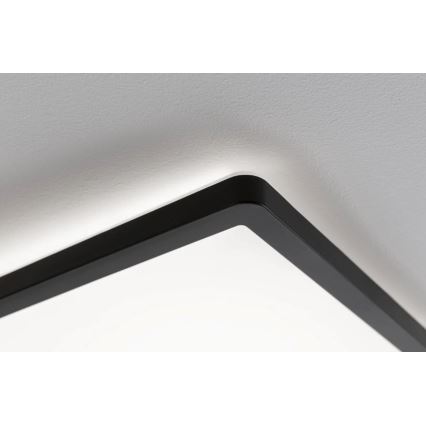 Paulmann 71016 - LED/22W Aptumšojams panelis ATRIA 230V 4000K 42x42 cm melna