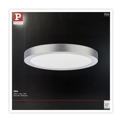 Paulmann 71023 - LED/22W Griestu lampa ABIA 230V matēta hroma
