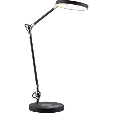 Paulmann 78010 - LED/11W Aptumšojama skārienvadāma galda lampa NUMIS 230V 2700/4000/6500K melna