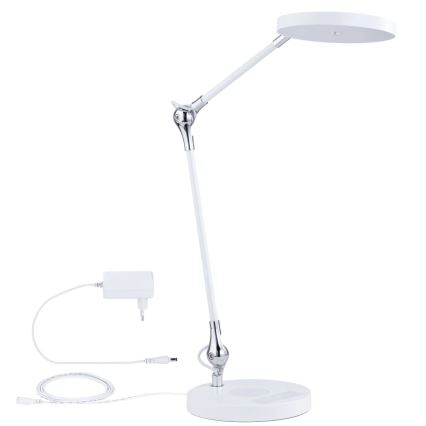 Paulmann 78011 - LED/11W Aptumšojama skārienvadāma galda lampa NUMIS 230V 2700/4000/6500K balta