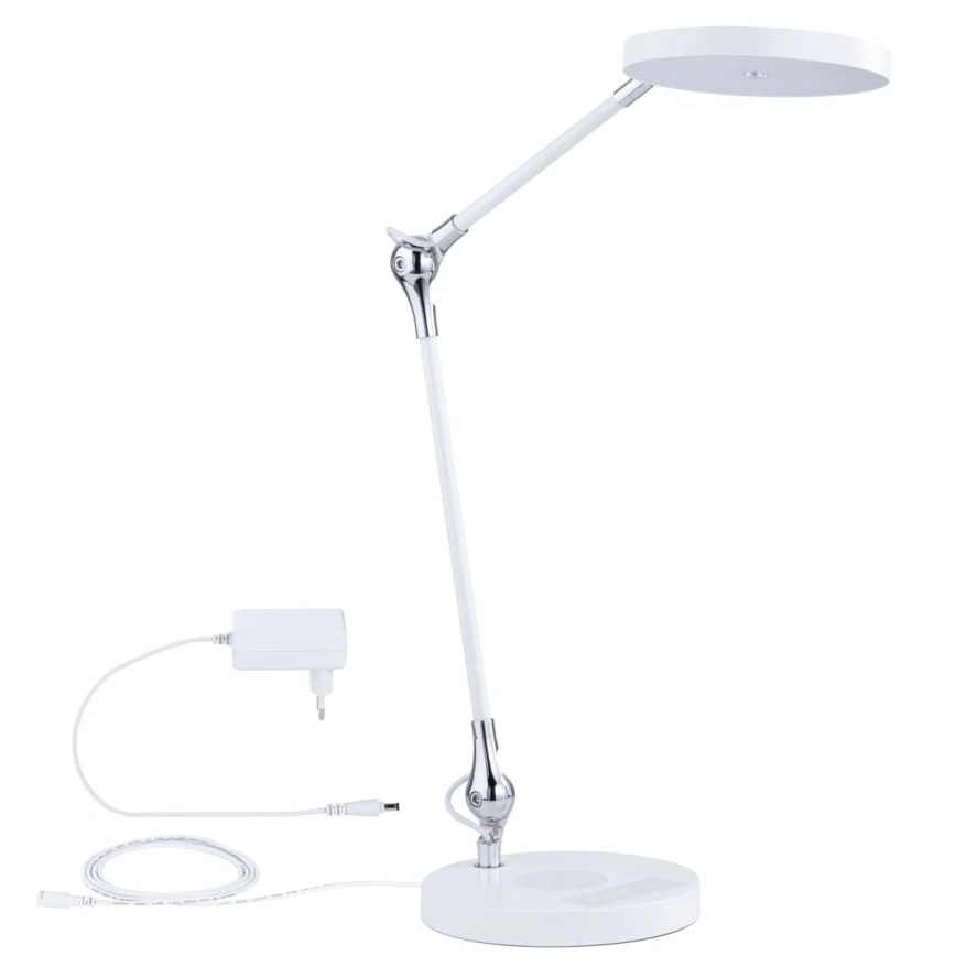Paulmann 78011 - LED/11W Aptumšojama skārienvadāma galda lampa NUMIS 230V 2700/4000/6500K balta