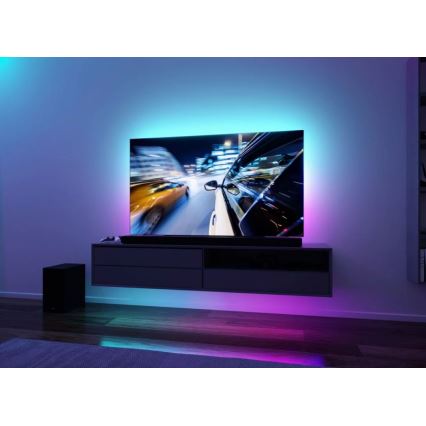 Paulmann 78880 - LED/3,5W RGB Aptumšojama josla televizoram 2m ZOLL 5V + tālvadības pults