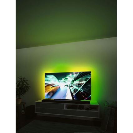 Paulmann 78880 - LED/3,5W RGB Aptumšojama josla televizoram 2m ZOLL 5V + tālvadības pults