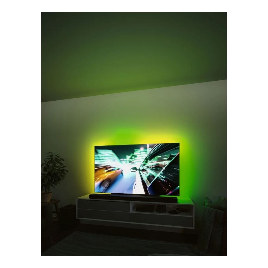 Paulmann 78880 - LED/3,5W RGB Aptumšojama josla televizoram 2m ZOLL 5V + tālvadības pults