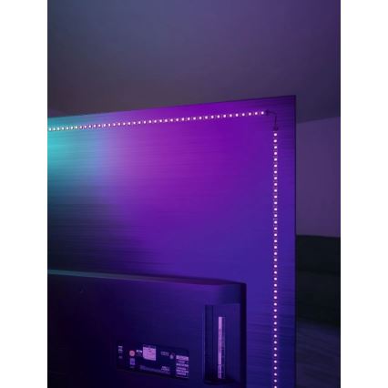 Paulmann 78880 - LED/3,5W RGB Aptumšojama josla televizoram 2m ZOLL 5V + tālvadības pults