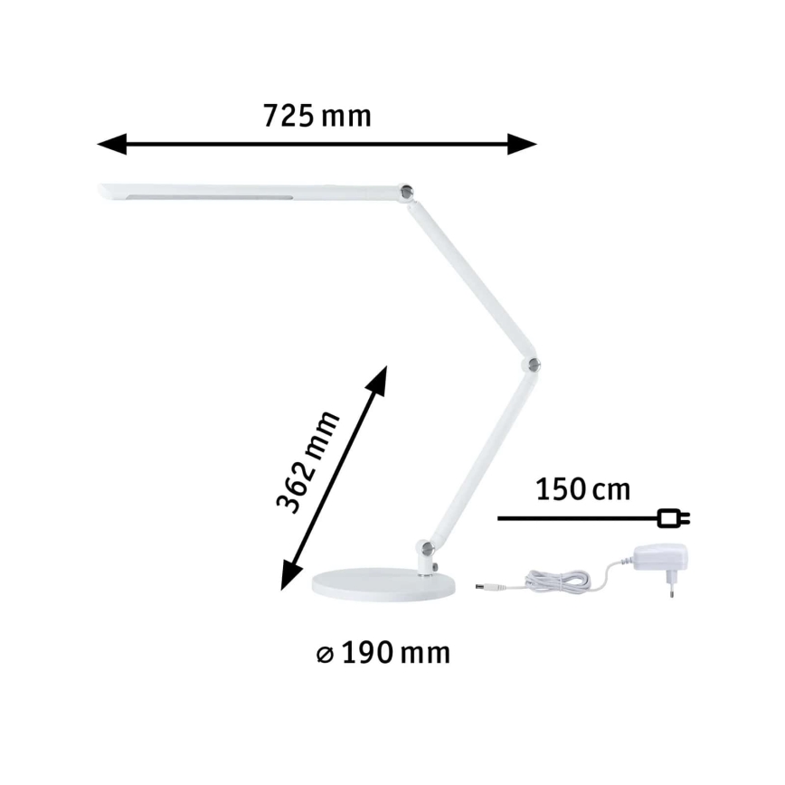 Paulmann 78911 - LED/10,6W Aptumšojama galda lampa FLEXBAR 230V 3000/4000/6500K