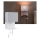 Paulmann 78913 - MERANI sienas gaismeklis ar plauktu un USB, LED/2,5W + 1xE27/40W, 230V, balts