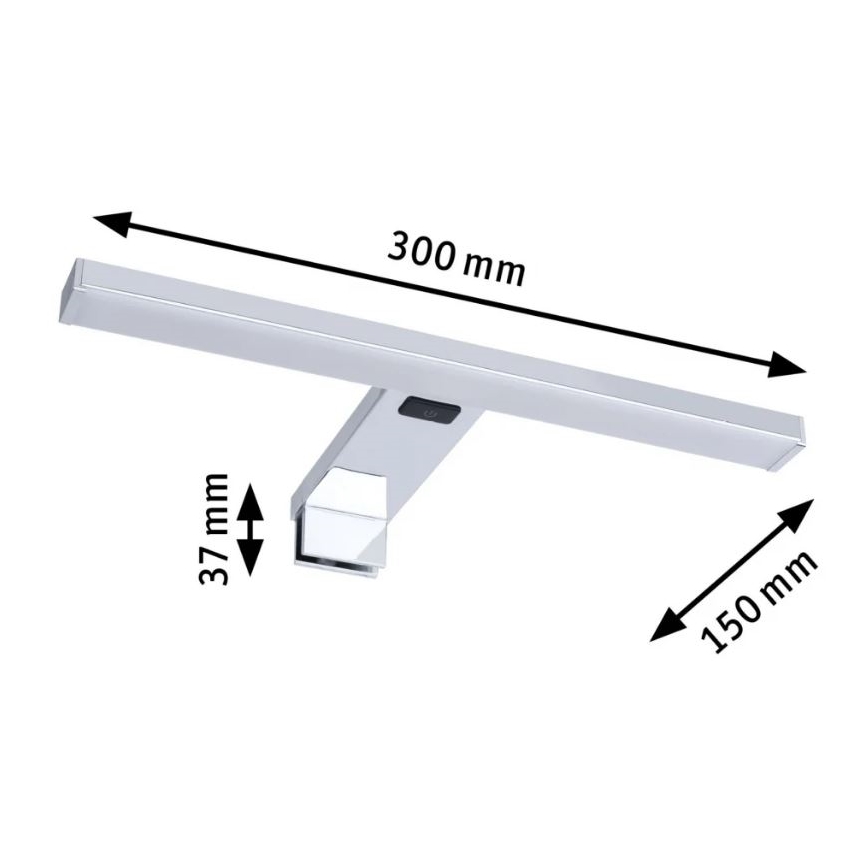 Paulmann 78950 - LED/3,7W IP44 Vannas istabas spoguļa apgaismpjums SELO 2700-6500K 230V