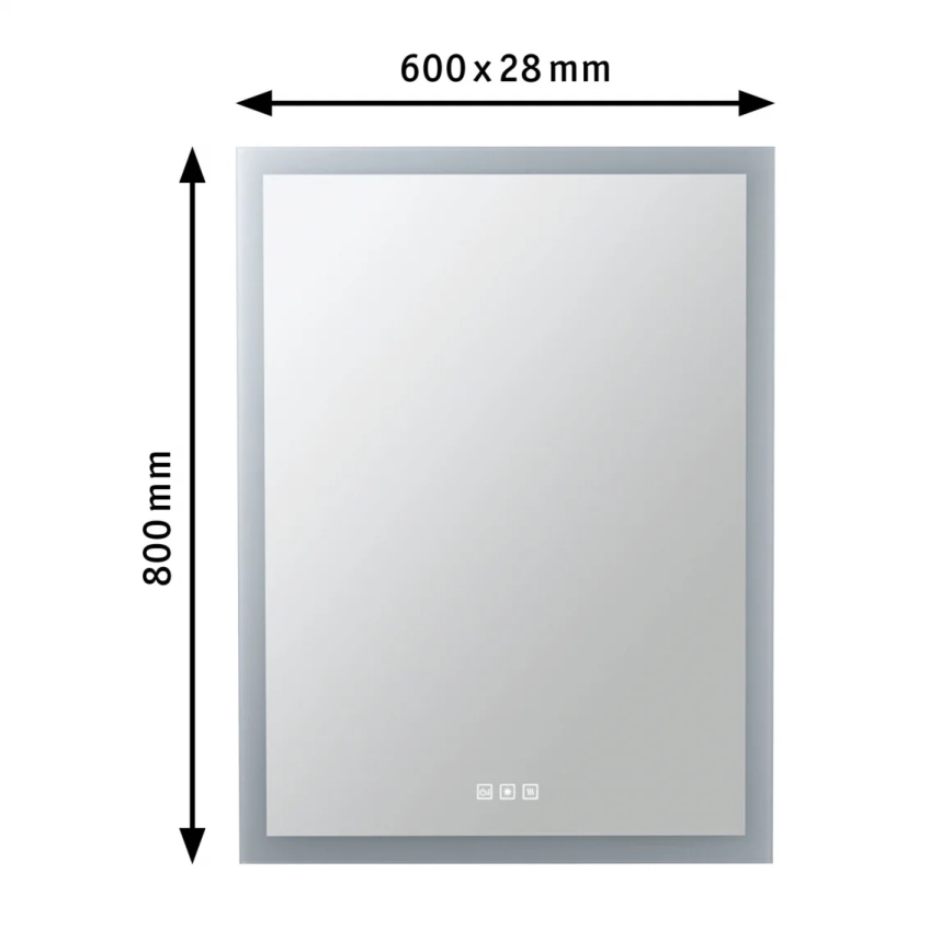 Paulmann 78951 - LED/22W IP44 Aptumšojama vannas istaba spogulis ar aizmugurējais apgaismojums 230V