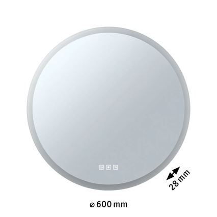 Paulmann 78952- LED/21W IP44 Aptumšojama vannas istaba backlit spogulis MIRA 230V