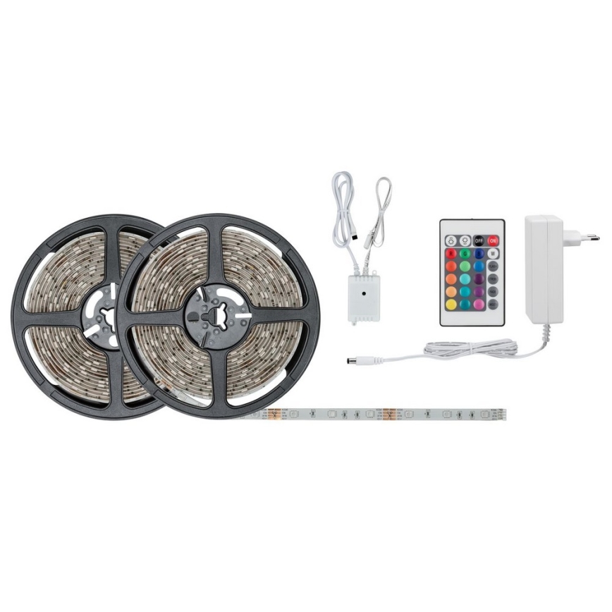 Paulmann 78980 - LED RGB/28W Aptumšojama josla SIMPLED 10m 230V + TP