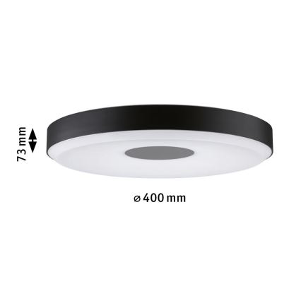 Paulmann 79518 - LED/23W Aptumšojama griestu lampa PURIC PANE 230V