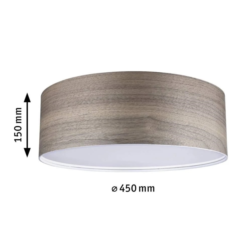 Paulmann 79687 - 3xE27/20W Griestu lampa NEORDIC LISKA 230V rieksts