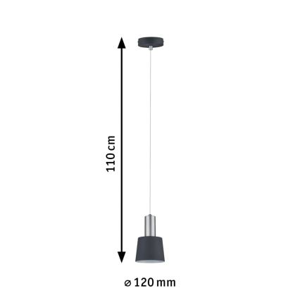 Paulmann 79691 - 1xE14/20W Lustra ar auklu NEORDIC HALDAR 230V