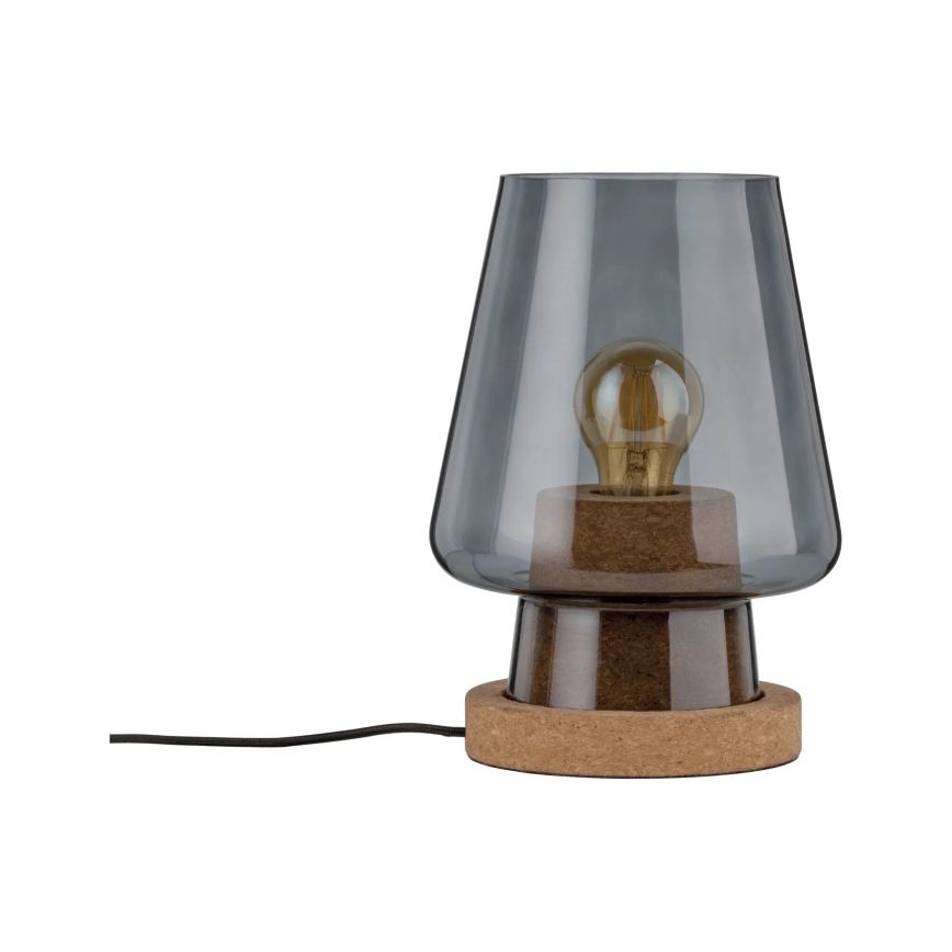 Paulmann 79736 - 1xE27/20W galda lampa IBEN 230V dūmakaina