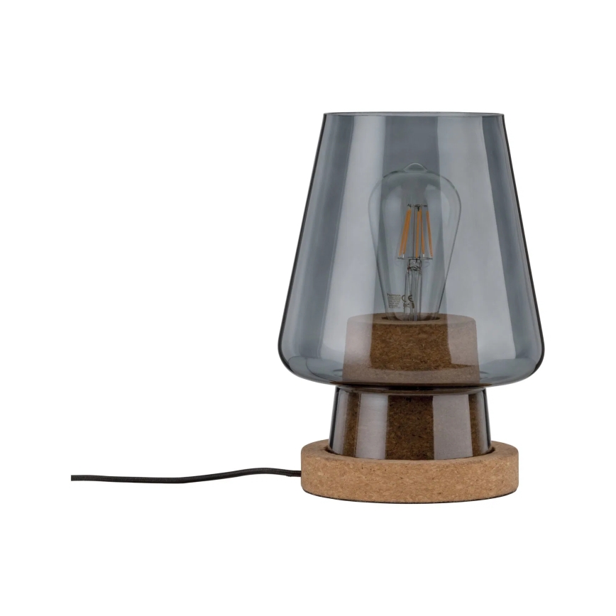Paulmann 79736 - 1xE27/20W galda lampa IBEN 230V dūmakaina