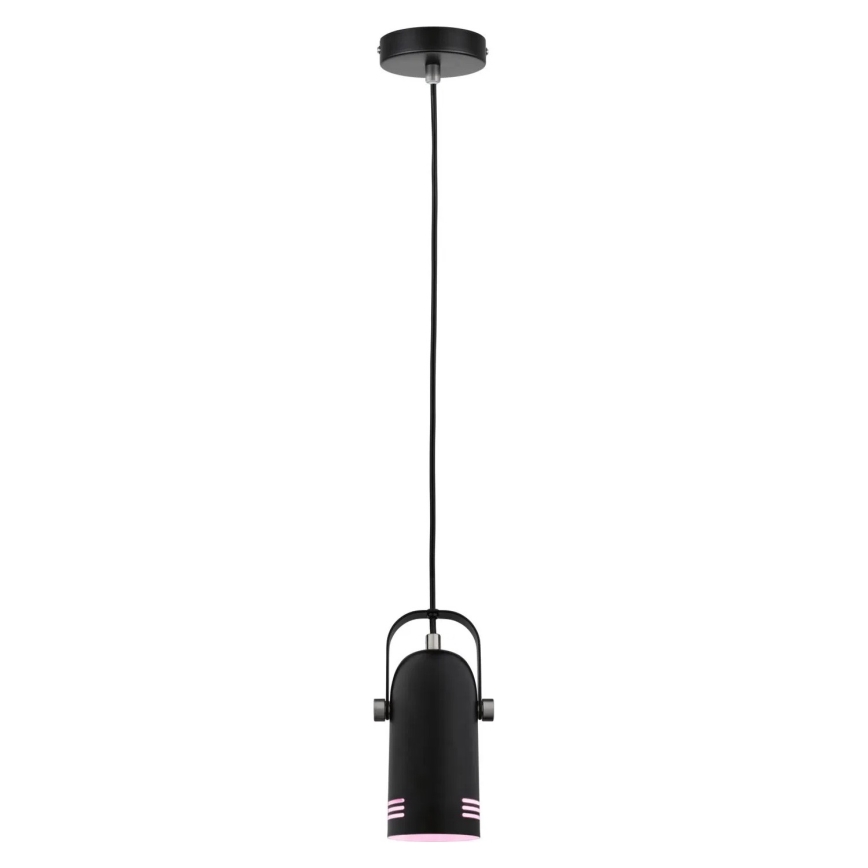 Paulmann 79766 - LED RGBW 1xE27/9W pakaramā lustra uz troses LAVEA 230V melna