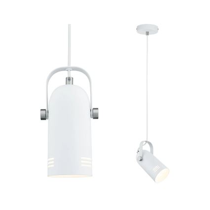 Paulmann 79767 - LAVEA pakaramā lampa ar kabeli, 1xE27/15W, 230V, balta