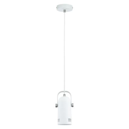Paulmann 79767 - LED 1xE27/8W Pakaramā lampa uz troses LAVEA 230V balta