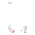 Paulmann 79767 - LED RGBW 1xE27/9W pakaramais gaismeklis LAVEA 230V balts