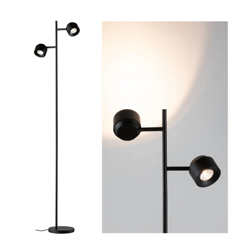 Paulmann 79775 - 2xLED/3W Aptumšojama grīdas stāvlampa PURIK PANE 230V