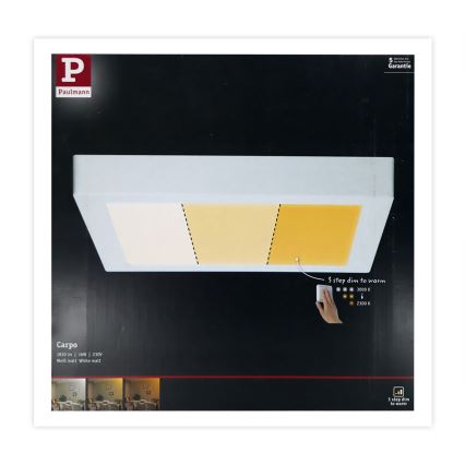 Paulmann 79801 - LED/13W Griestu lampa CARPO 230V 2300/2500/3000K