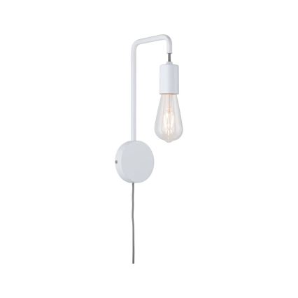 Paulmann 79811 - 1xE27/40W sienas gaismeklis CALVANI 230V balts