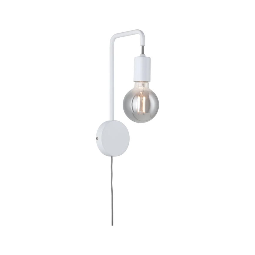 Paulmann 79811 - 1xE27/40W sienas gaismeklis CALVANI 230V balts