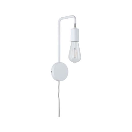 Paulmann 79811 - 1xE27/40W sienas gaismeklis CALVANI 230V balts