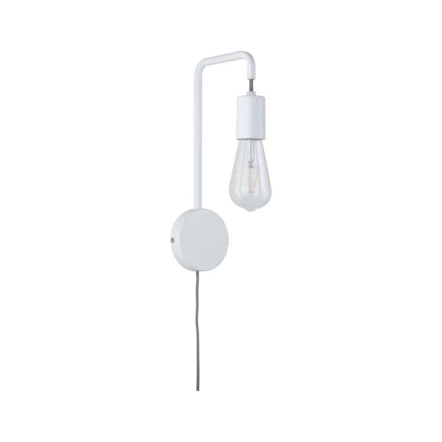 Paulmann 79811 - 1xE27/40W sienas gaismeklis CALVANI 230V balts