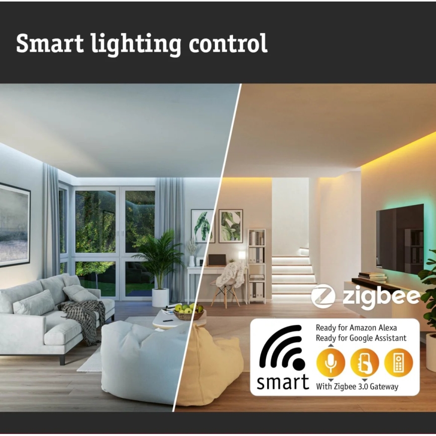Paulmann 79825 - LED/10,5W Aptumšojama lampa SMART VELORA 230V 2700-6500K