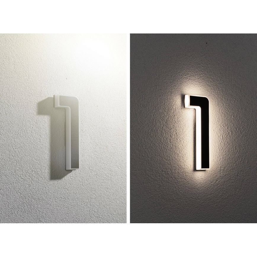 Paulmann 79842 - LED/0,2W IP44 Saules enerģijas mājas numurs 1,2V 1500 mAh