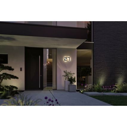 Paulmann 79842 - LED/0,2W IP44 Saules enerģijas mājas numurs 1,2V 1500 mAh