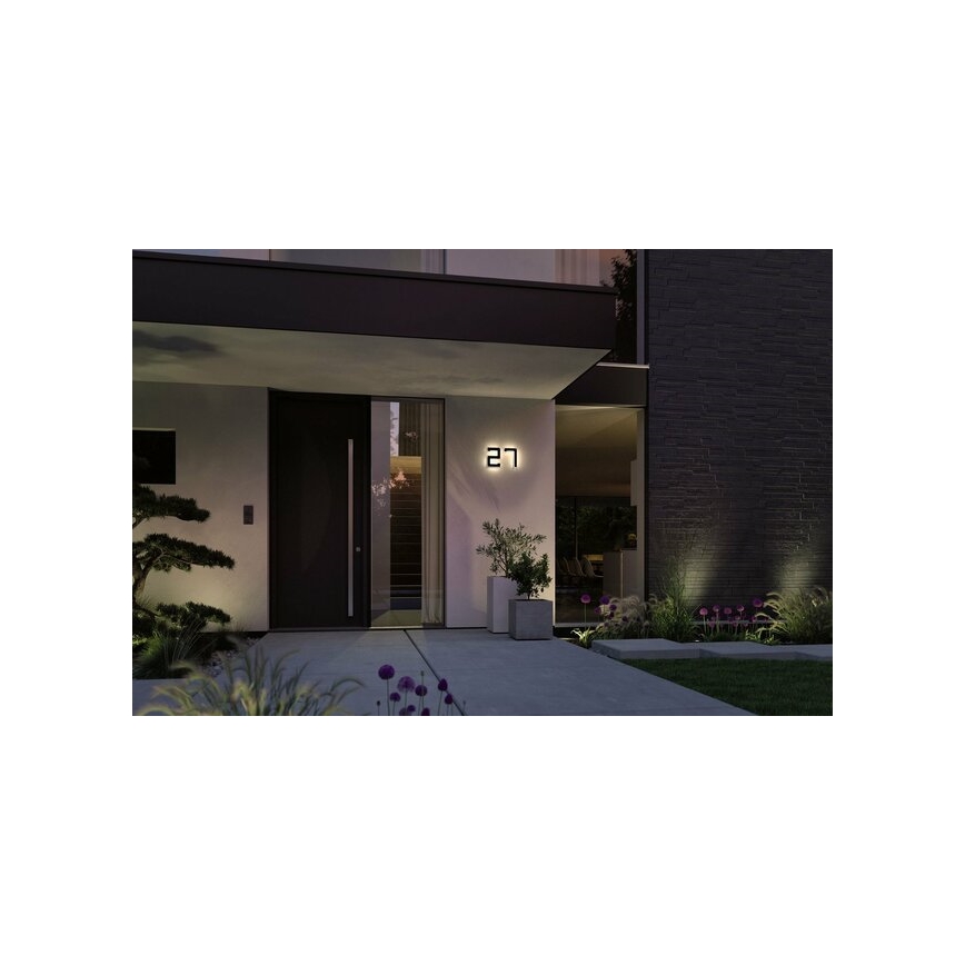 Paulmann 79842 - LED/0,2W IP44 Saules enerģijas mājas numurs 1,2V 1500 mAh
