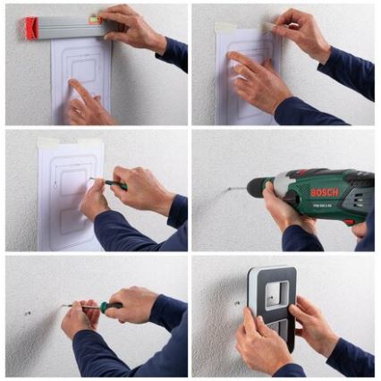 Paulmann 79842 - LED/0,2W IP44 Saules enerģijas mājas numurs 1,2V 1500 mAh