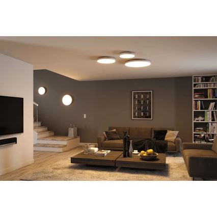 Paulmann 79894 - LED/38W griestu lampa VELORA 230V 3000/4000/6500K Ø 60 cm balta