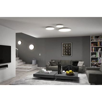 Paulmann 79894 - LED/38W griestu lampa VELORA 230V 3000/4000/6500K Ø 60 cm balta