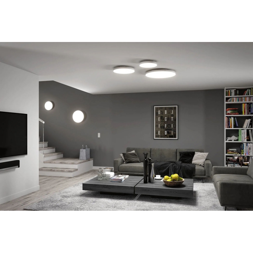Paulmann 79894 - LED/38W griestu lampa VELORA 230V 3000/4000/6500K Ø 60 cm balta