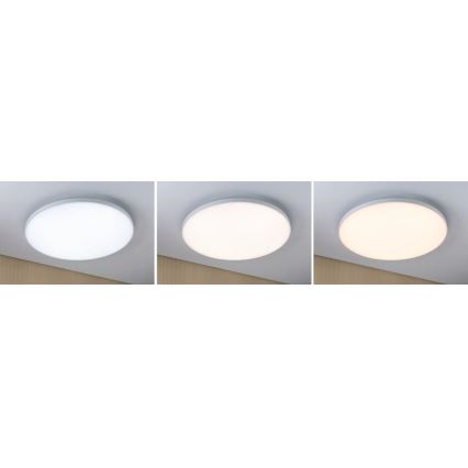 Paulmann 79894 - LED/38W griestu lampa VELORA 230V 3000/4000/6500K Ø 60 cm balta