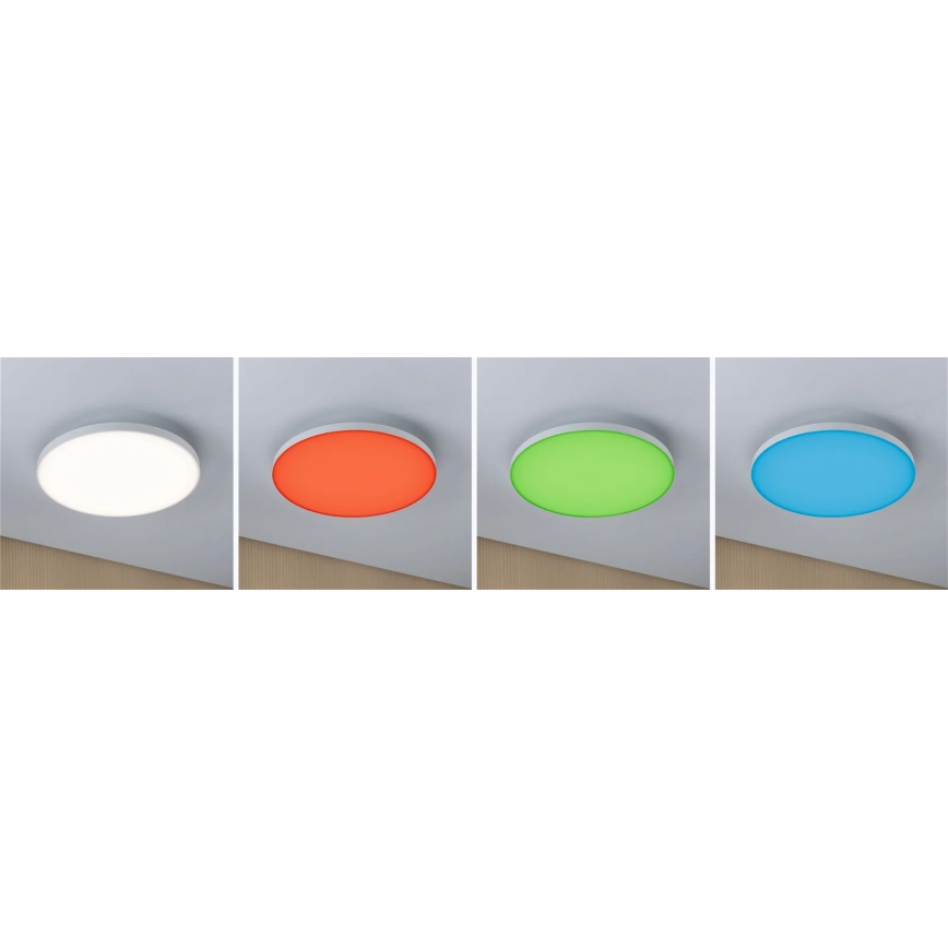 Paulmann 79897 - LED RGBW/22W Aptumšojama griestu lampa SMART VELORA 230V