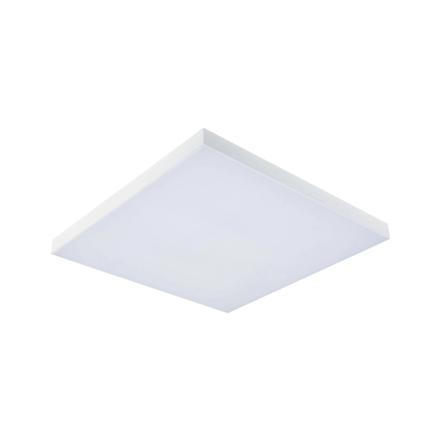Paulmann 79910 - LED/31W RGBW regulējama griestu lampa LORIA 230V 3000-6500K 59,5x59,5 cm balta + tālvadības pults