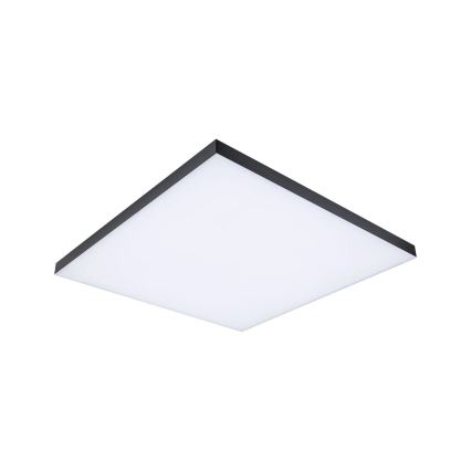 Paulmann 79913 - LED/31W RGBW regulējams griestu gaismeklis LORIA 230V 3000-6500K 59,5x59,5 cm melns + tālvadības pults