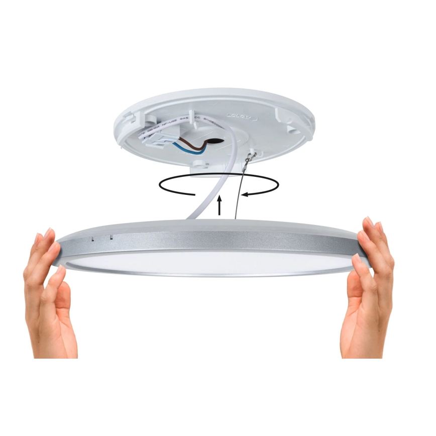 Paulmann 79920 - LED/11,2 W dimmējams panelis ATRIA 230 V 3000 K 19x19 cm melns