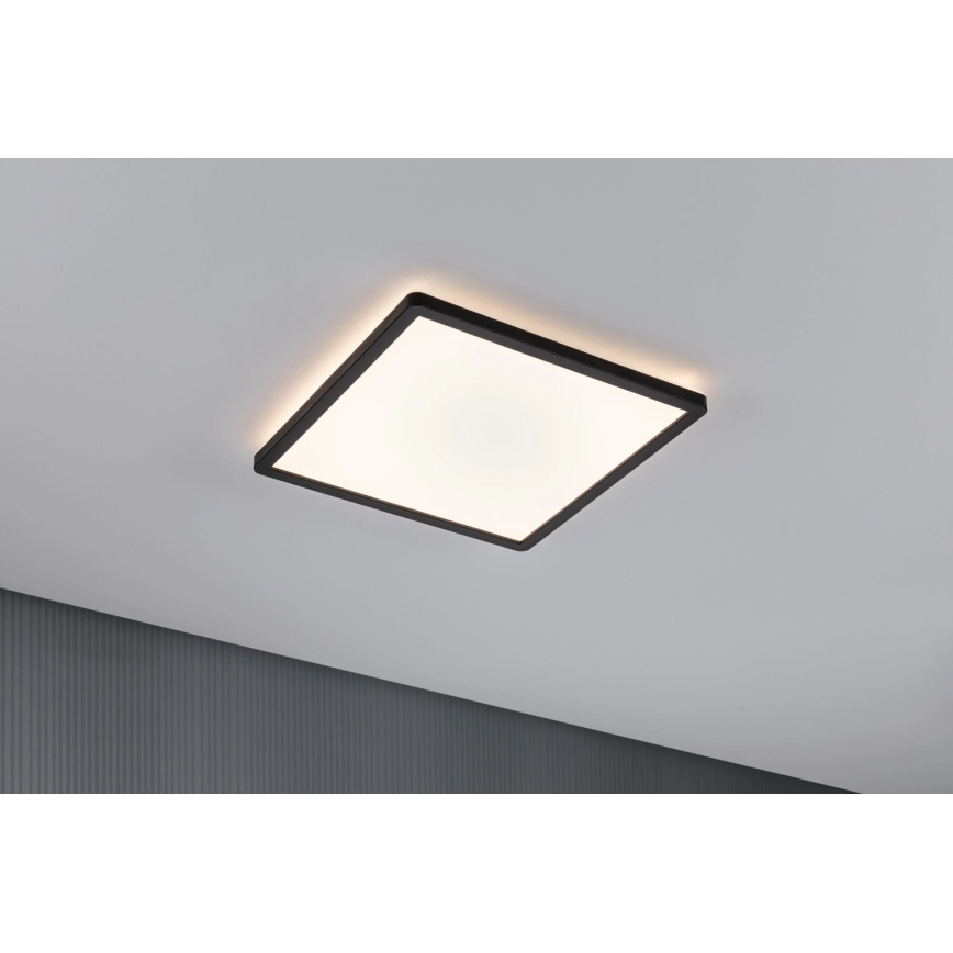 Paulmann 79921 - LED/16W regulējams panelis ATRIA 230V 3000K 29,3x29,3 cm melns