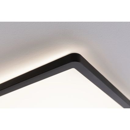 Paulmann 79921 - LED/16W regulējams panelis ATRIA 230V 3000K 29,3x29,3 cm melns